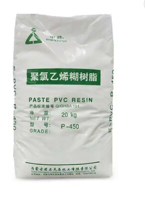 پسته ای از رزین PVC P450 با مقدار 65 K برای فوم سازی عالی و وزن مولکولی کم