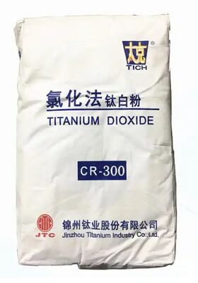CR-300 فرآیند کلوراید دی اکسید تیتانیوم روتیل با ثبات UV سفیدی بالا و قدرت پنهان برای کاغذ