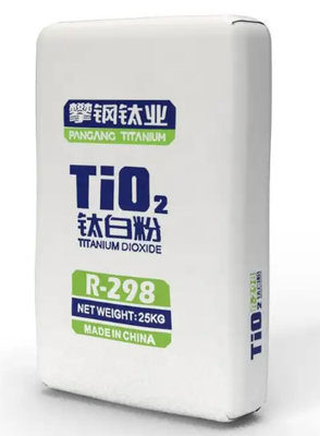گروه Pangang R-298 دی اکسید تیتانیوم روتیل با 95.1% TiO2 محتوای بسیار خوبی و محتوای کم فرار