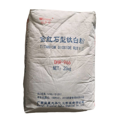 CAS 13463-67-7 نوع روتیل تیتانیوم دی اکسید سولفات فرآیند DHR-966