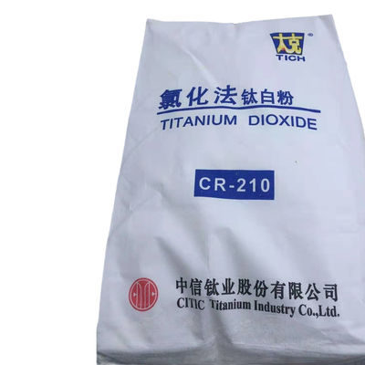 Rutile Chloride Process Tio2 White Pigment CR-210 Cas No 13463-67-7