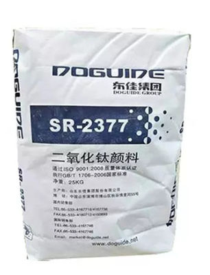 Tio2 جهانی تیتانیوم دی اکسید SR-2377 برای پوشش های داخلی / خارجی Cas 13463-67-7