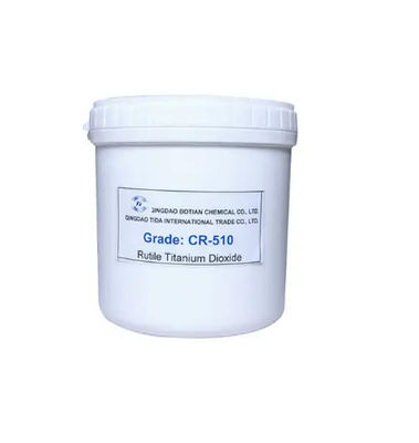 رنگدانه سفید تیتانیوم دی اکسید کلرید فرآیند CR-510 برای رنگ پوشش CAS 13463-67-7