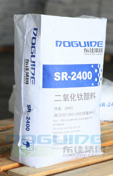رنگدانه دی اکسید تیتانیوم روتیل Dongjia SR-2400 با سفیدی بالا مقاومت عالی در برابر آب و هوا و پراکندگی عالی