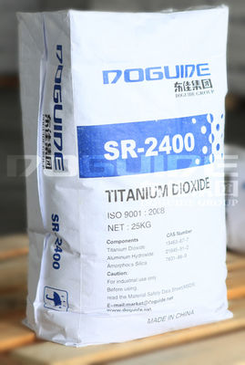 رنگدانه دی اکسید تیتانیوم روتیل Dongjia SR-2400 با سفیدی بالا مقاومت عالی در برابر آب و هوا و پراکندگی عالی