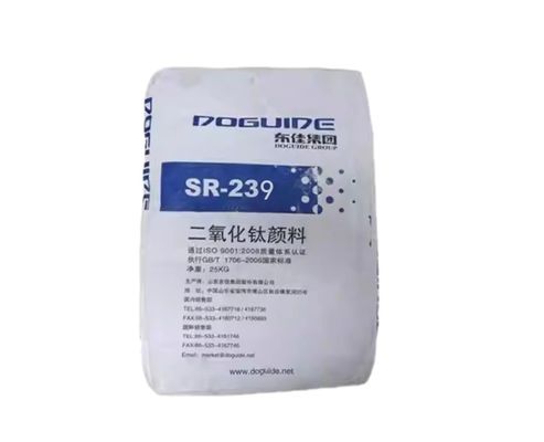 روتیل تیو2 سولفات فرآیند دی اکسید تیتانیوم SR-239 با قدرت پنهان کردن بالا