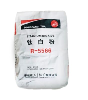 روتیل تیو2 R-5566 سولفات فرآیند دی اکسید تیتانیوم با پراکندگی عالی
