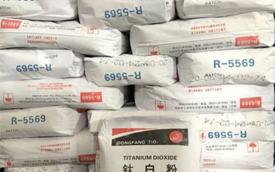 R-5569 فرآیند سولفات دی اکسید تیتانیوم درجه بالا روتیل Tio2 برای جوهر