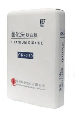 CR-510 روتیل کلوراید فرآیند دی اکسید تیتانیوم با قدرت رنگگذاری بالا و رنگ آبی برای پوشش و پلاستیک