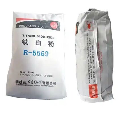 R-5569 درجه بالا روتیل Tio2 سولفات فرآیند دی اکسید تیتانیوم برای جوهر با جذب روغن کم