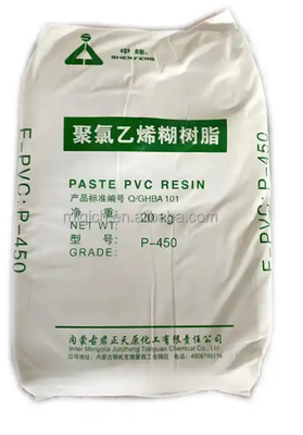 Junzheng P-450 رزین پی وی سی با ارزش K-Value 65 با محتوای کم فرار و ویسکوزیتی کنترل پذیر پاست
