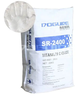 Doguide SR-2400 دی اکسید تیتانیوم روتیل پوشش سیلیکون آلومینیوم با سفیدی بالا و عملکرد هیدروفوبک عالی