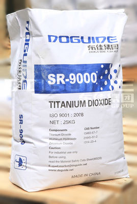 DOGUIDE GROUP SR-9000 دی اکسید تیتانیوم روتیل با پوشش زرکونیوم و آلومینیوم برای سفیدی بالا و پراکندگی عالی در آب