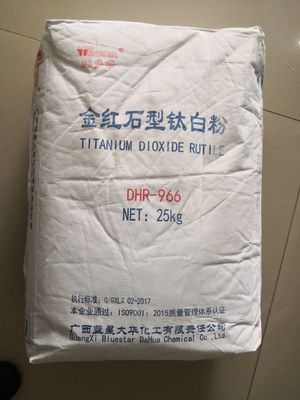 CAS 13463-67-7 نوع روتیل تیتانیوم دی اکسید سولفات فرآیند DHR-966