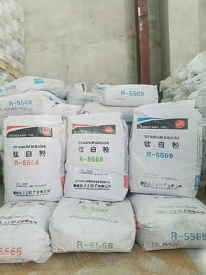 R5566 پودر سولفات روتیل پلاستیکی فرآیند دی اکسید تیتانیوم وایتی