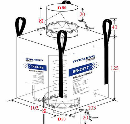 DOGUIDE GROUP SR-2377 دی اکسید تیتانیوم روتیل با پوشش غیر ارگانیک Zr-Al برای پراکندگی عالی در آب و ≥97.0 سفیدی پودر خشک