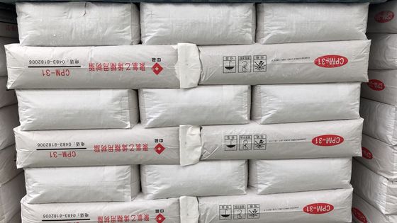 رزین خمیر پی وی سی جیلانتای CPM-31 ​​با ذرات ناخالصی بسیار کم ≤20 عدد، سفیدی حرارتی ≥95% و درجه پلیمریزاسیون 1200-1400