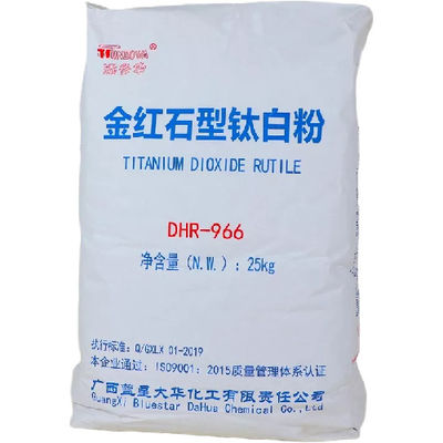 Tindowa DHR-966 روتیل نوع تیتانیوم دی اکسید پودر سفید
