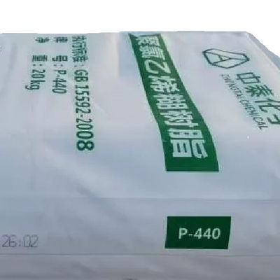 رزین امولسیون PVC با پلیمریزاسیون بالا P-440 E-PVC برای چرم لایه بالایی