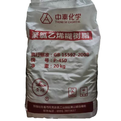 محصولات فوم کننده مواد خام درجه خمیر رزین پی وی سی Zhongtai P450