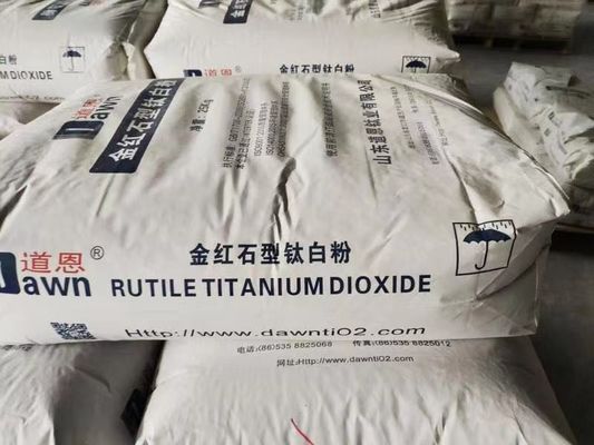 پوشش روتیل درجه TiO2 Dawn Titanium Dioxide Pigment R2195 Cas 13463-67-7