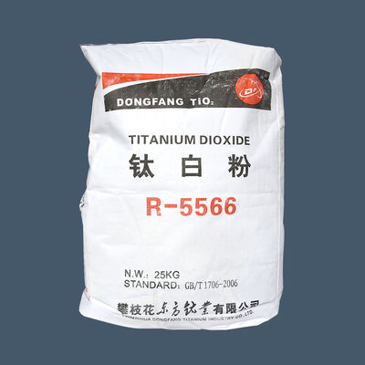 روتیل تیتانیوم دی اکسید TiO2، شماره CAS 13463-67-7 Dongfang R-5566