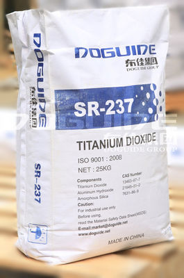 Dongjia SR-237 رنگدانه دی اکسید تیتانیوم روتیل با پوشش سیلیکون آلومینیومی با مقاومت در برابر آب و هوا و پراکندگی عالی